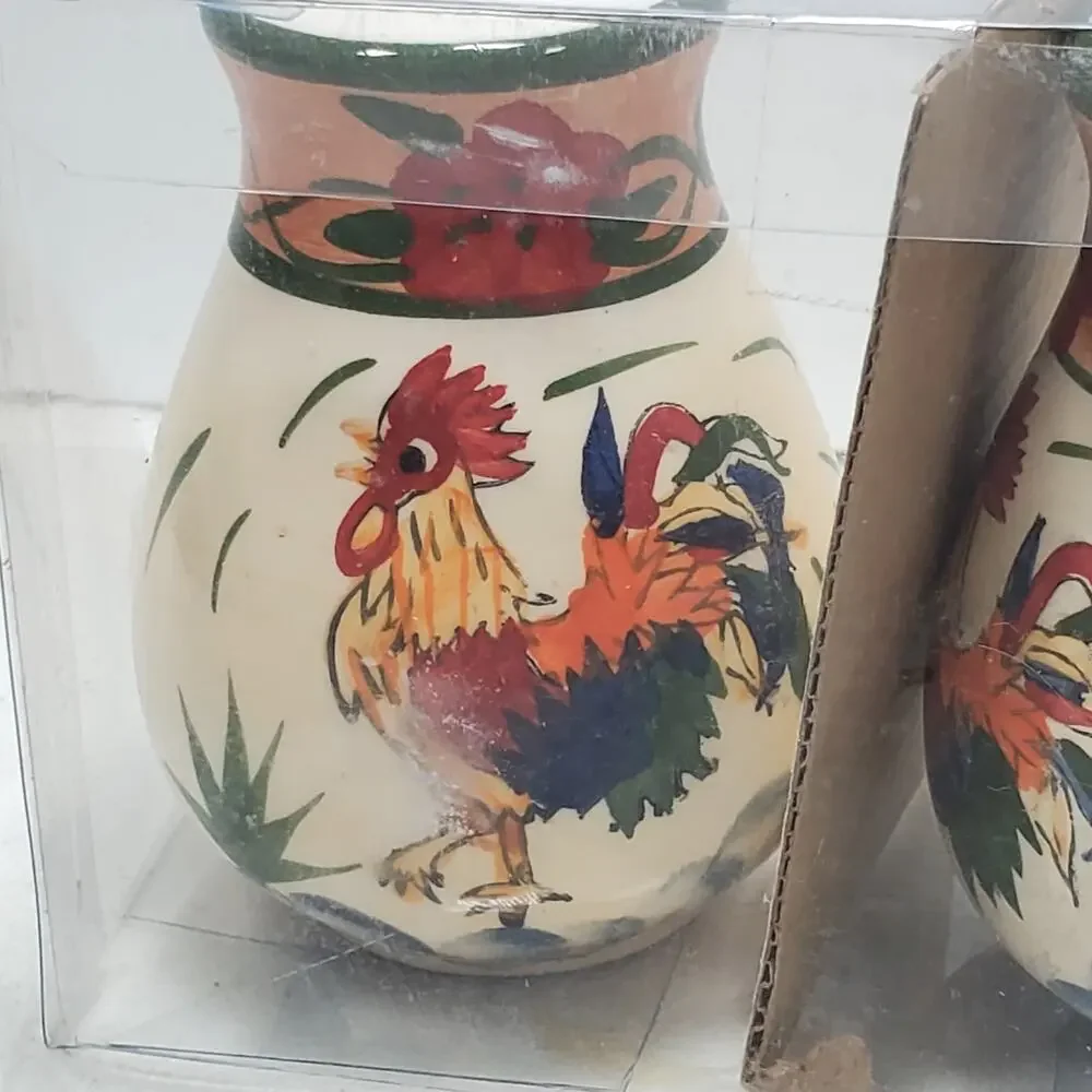 Rooster Salt and Pepper Shaker Set Farm Decor Farmcore Countrycore Animalcore